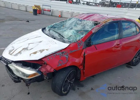 2016 Toyota Corolla S Plus from USA, damaged, VIN 5YFBURHE9GP514186